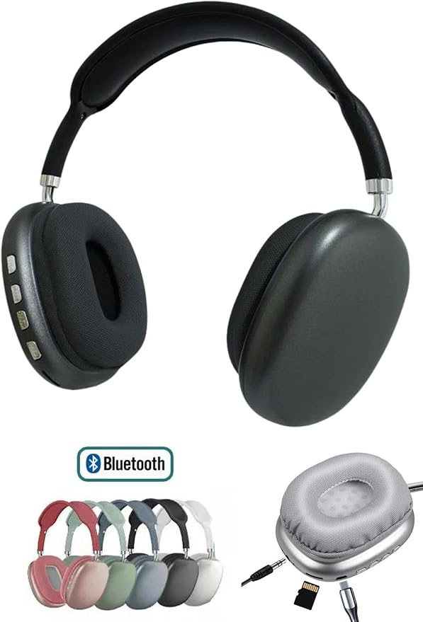 Auris Air P9 Bluetooth Kablosuz Kulaküstü Kulaklık Siyah